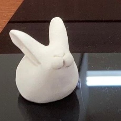 干支「 卯 」子うさぎ置物