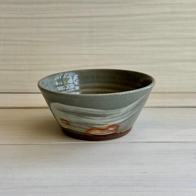 刷毛目鉢/青木亮/陶器 刷毛目鉢 | 萩焼 窯元 緑栄窯 Ryokuei-オンラインショップ-