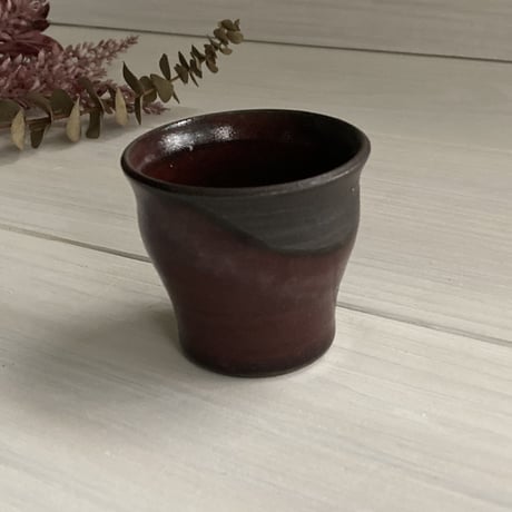 ぐい呑（紅萩）一個
