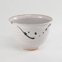 小どんぶり（白釉筆滴）