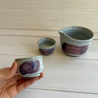 藤色酒器セット（筒）