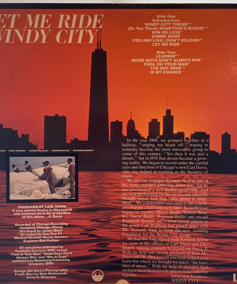 WINDY CITY/LET ME RIDE/USオリジナル | awesome_today