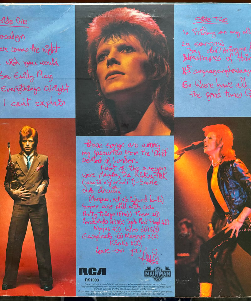 David Bowie/ PINUPS/UKオリジナル | awesome_today