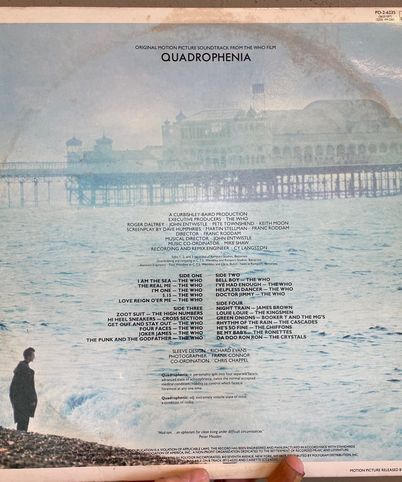 QUADROPHENIA/さらば青春の光/見開き/USオリジナル/polydor/THE WH