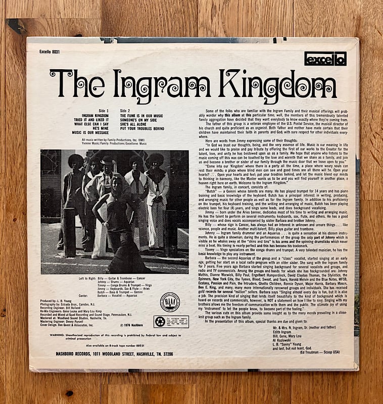 DA PHANUM THE LARRY INGRAM STORY　レアアルバム DA PHANUM THE LARRY INGRAM STORY レアアルバム DA PHANUM THE