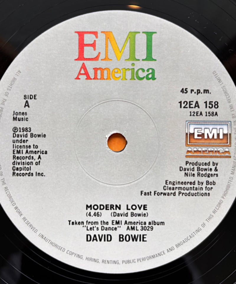 David Bowie/MODERN LOVE/12” | awesome_today
