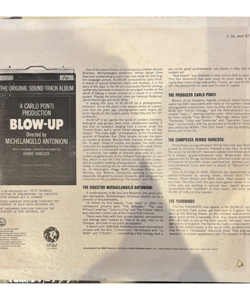 Herbie Hancock – Blow-Up (The Original … Herbie Hancock – Blow-Up (Music From The Original Motion