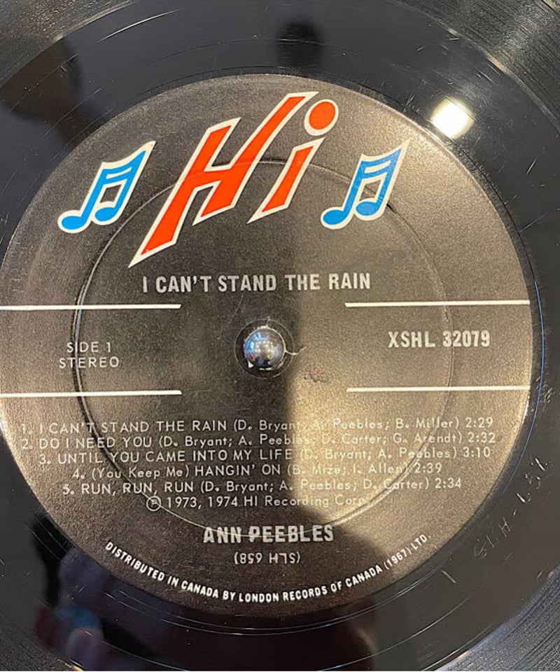 ANN PEEBLES/I CAN'T STAND THE RAIN | awesome_today