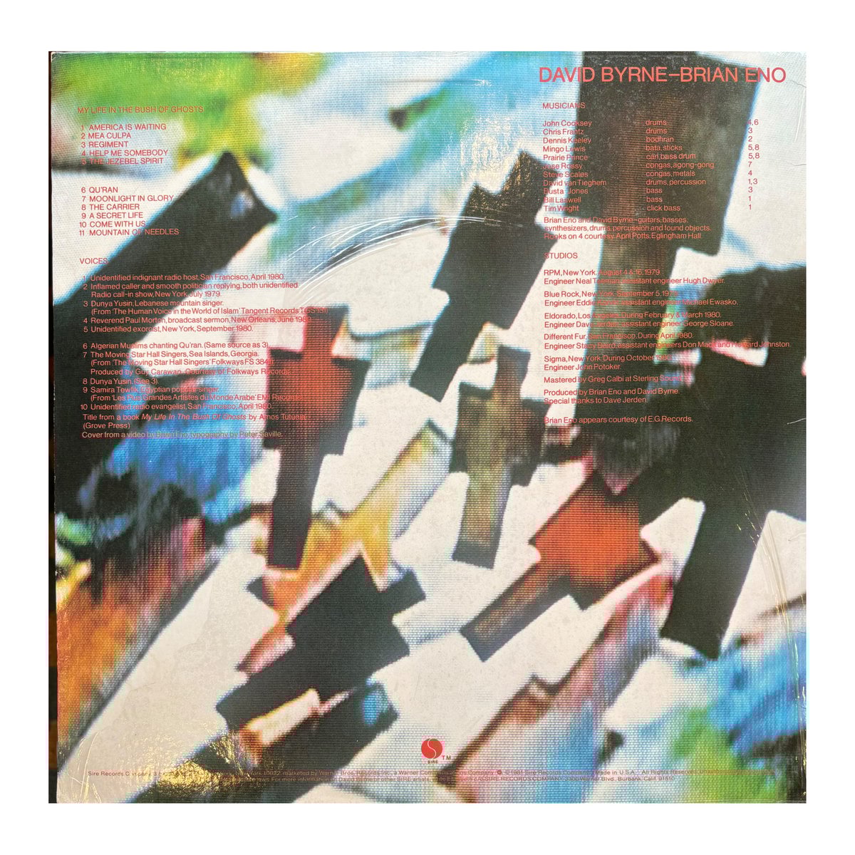 Brian Eno/David Byrne/ My Life In The Bush Of G