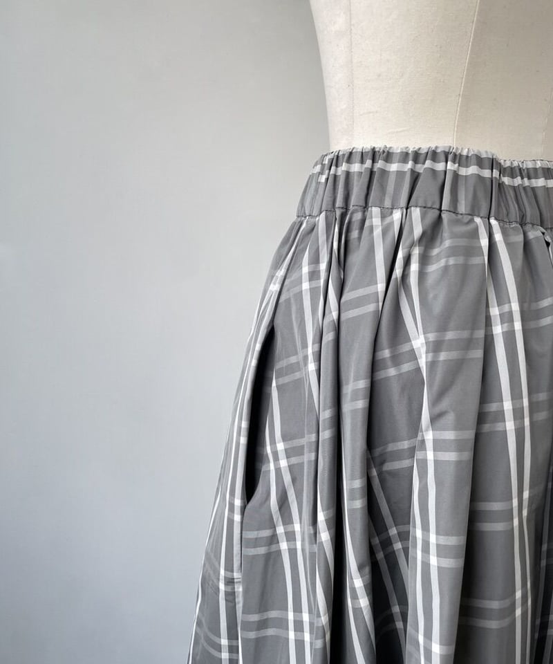 sheller チェック柄 フレアスカート グレー系 sheller チェック柄 フレアスカート グレー系 楽天市場