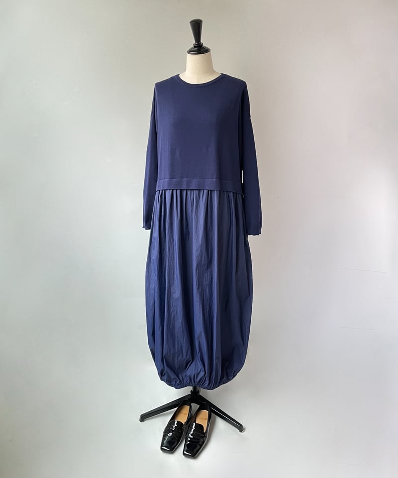 Rene ルネ　異素材バルーンワンピース　未使用 Rene ルネ 異素材バルーンワンピース 未使用 - メルカリ