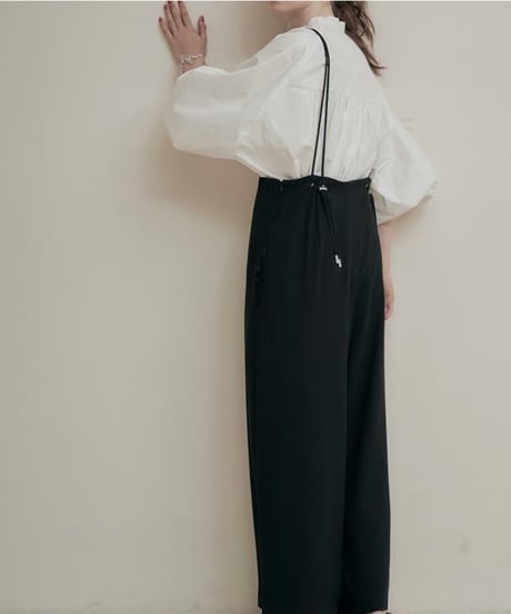 anana　コードストッパーストラップ サロペット（ブラック）［再販］