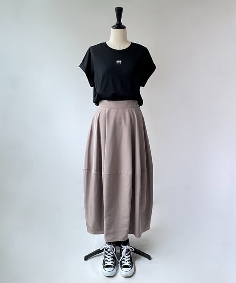 anana　new new チビフロッキーロゴTee（ブラック×オフ）