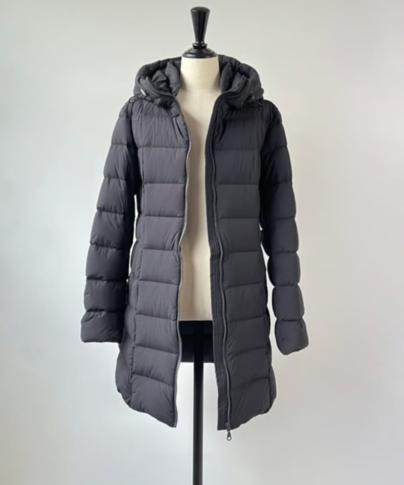 TAKAGI MINK ストレッチダウン フーディーコート（ネイビー