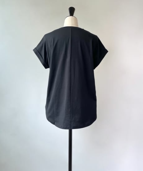 anana　new new チビフロッキーロゴTee（ブラック×オフ）