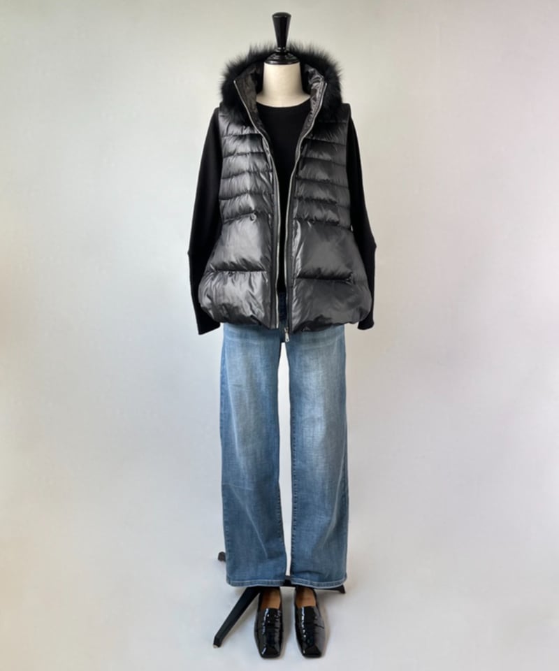 Neo Anemos セミワイド ストレート デニム（ライトブルー