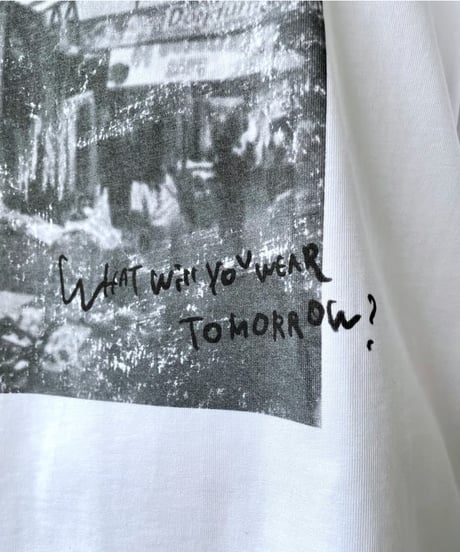 anana　CAPPABAZAAR フォトTee（ホワイト×ブラック）