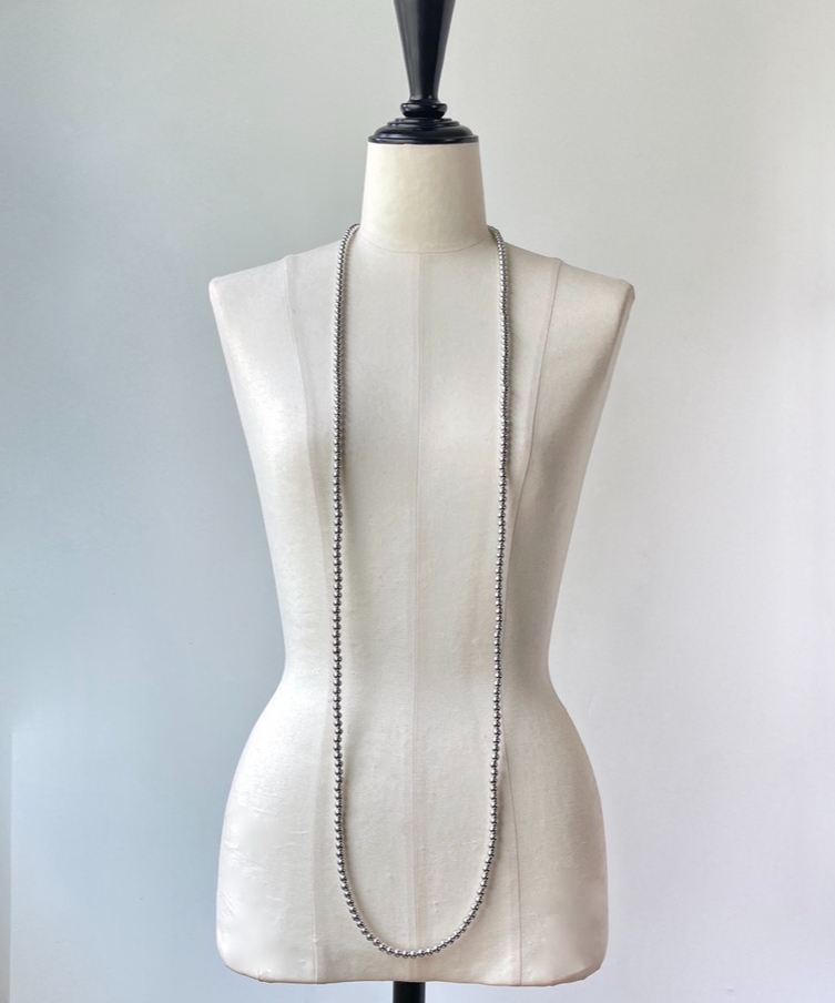 〖 新品 〗anuans 3way ロングスキンネックレス シルバー 新品 〗anuans 3way ロングスキンネックレス シルバー