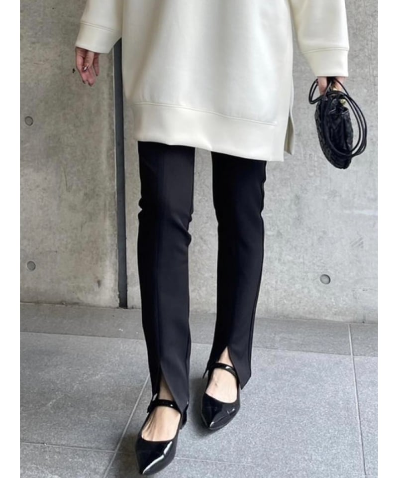 YENN フロントスリットレギンス ブラック　サイズ36 YENN フロントスリットレギンス ブラック サイズ36 再再販✨YENN