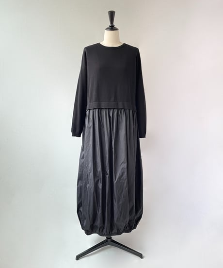 GOLEIA]マルベリーシルクタイバック セミロングワンピ