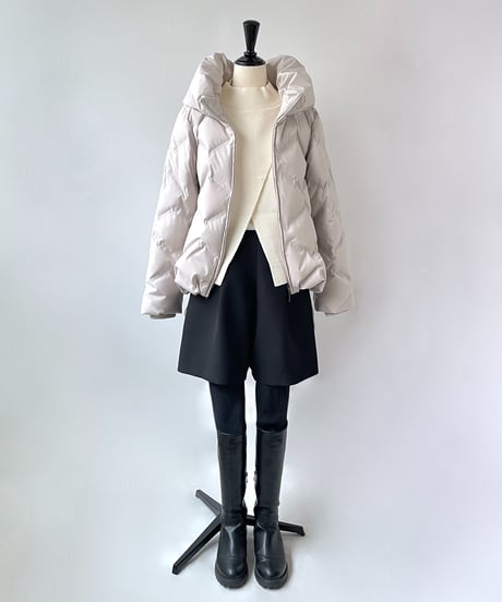 SUGARROSE　クロップド 2WAYデザイン ニット（オフホイワイト）