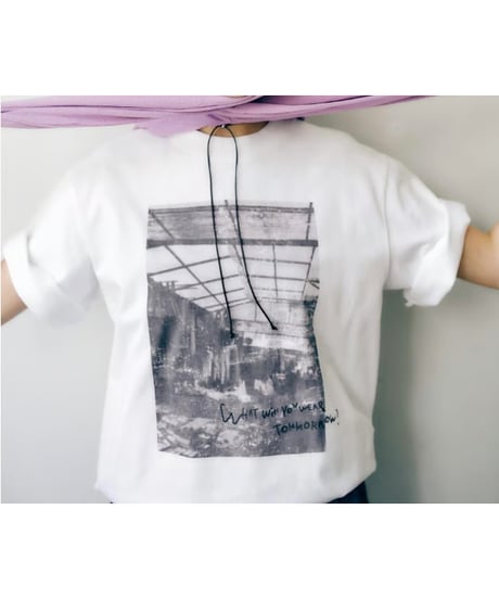 anana　CAPPABAZAAR フォトTee（ホワイト×ブラック）