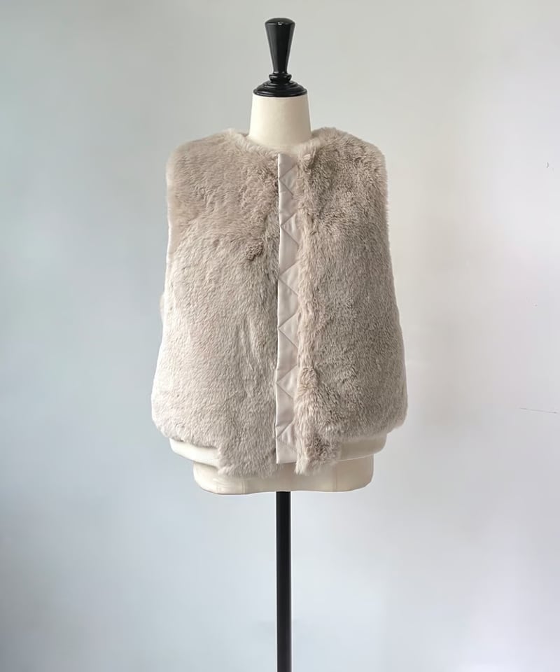 heve エコファーベアJK ミルクティ heve エコファーベアJK ミルクティ