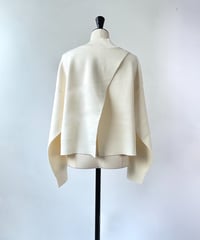 SUGARROSE　クロップド 2WAYデザイン ニット（オフホイワイト）