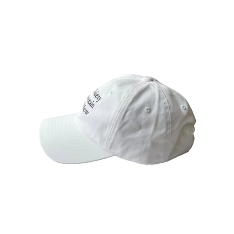 anana　刺繍ロゴ CAP（ホワイト×チャコールグレー刺繍）