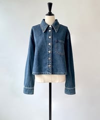 HERENCIA　デニム シャツブルゾン（インディゴ）［再販］