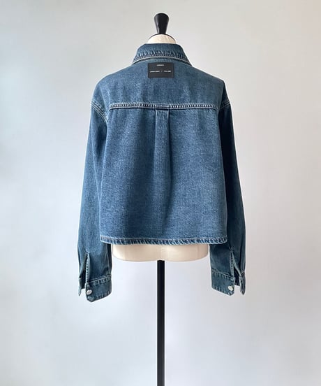 HERENCIA　デニム シャツブルゾン（インディゴ）［再販］