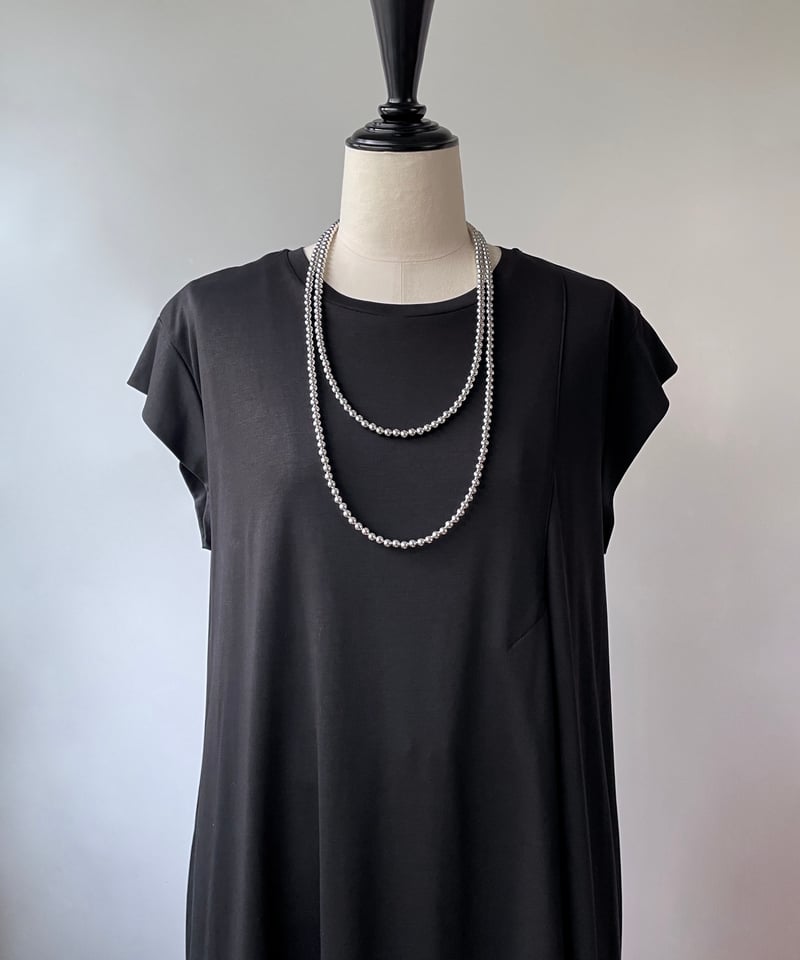 anana 3WAY ボールチェーン ロングネックレス（シルバー