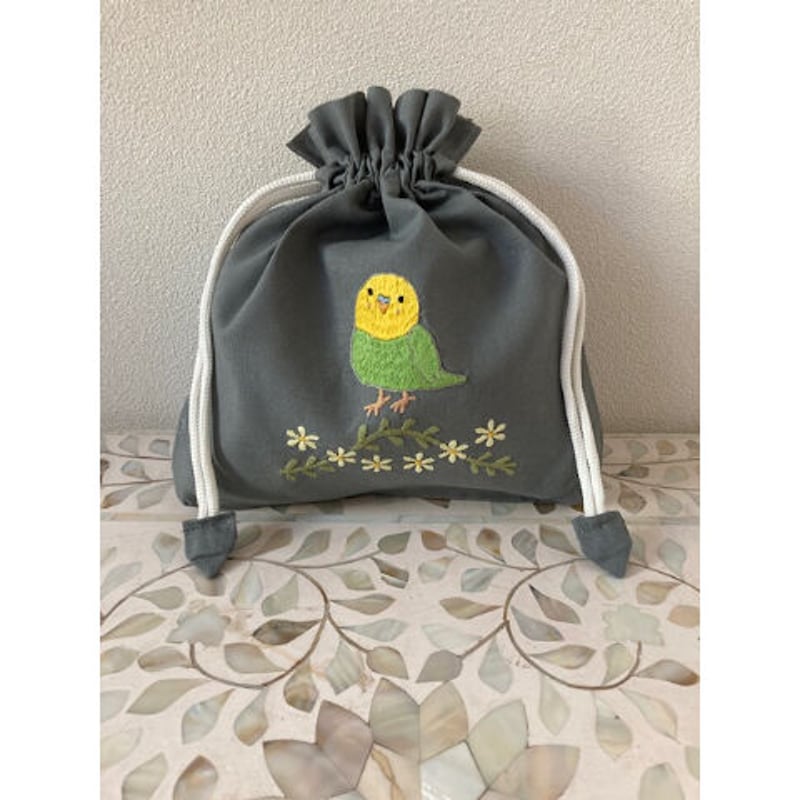 128-2 JNo.1289 ダヤン 巾着? 128-2 JNo.1289 ダヤン 巾着? 128-2 JNo.1289 ダヤン 巾着