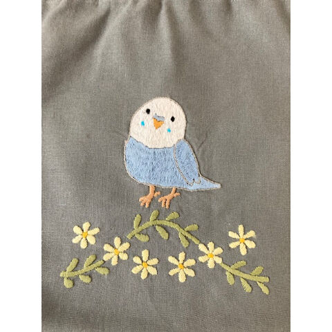 k.o】 グランドピアノ手刺繍 巾着 ハンドメイドの通販 | LAMINARCASHFLOW
