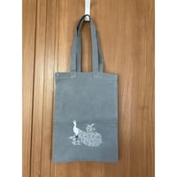 【K-29】手刺繍クジャクトートバッグ(Block Print)②