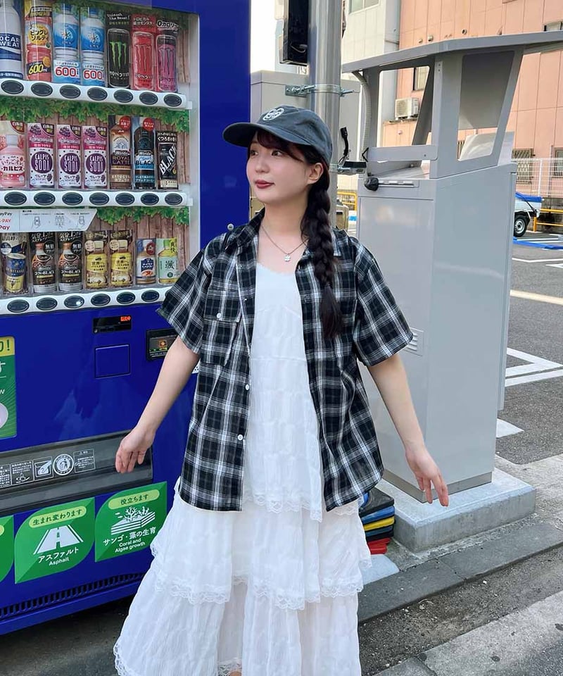 Supreme / 半袖シャツ/L/コットン/PNK/ミニチェック ハーフスリーブチェックシャツ | 韓国ファッション 高速ターミナル