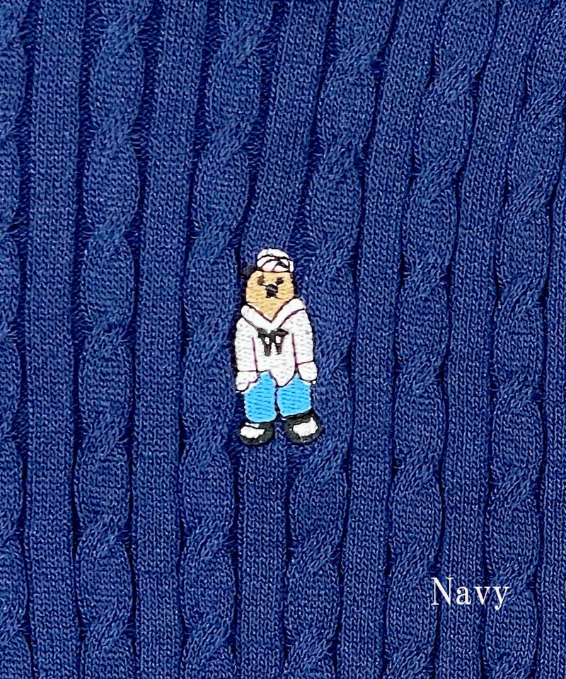 クマ刺繍ポロシャツ風ニット | 韓国ファッション 高速ターミナル クマ刺繍ポロシャツ風ニット | 韓国ファッション 高速ターミナル