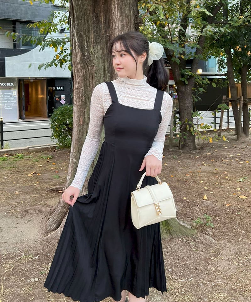 プリーツ切替ワンピース|レリアン プラスハウス | レリアン公式  