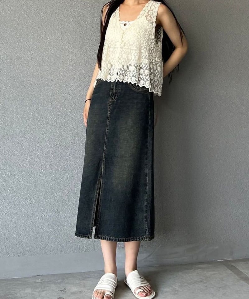 D SQUARED2【関税送料込】デニムロングスカート Dsquared2ロングスカート