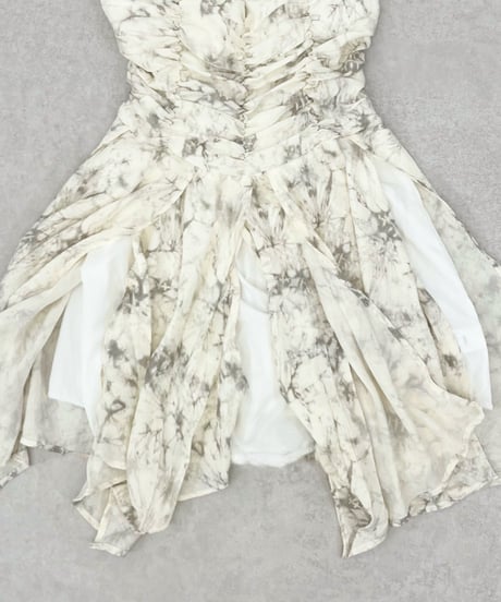 タイダイ柄キャミソールワンピース