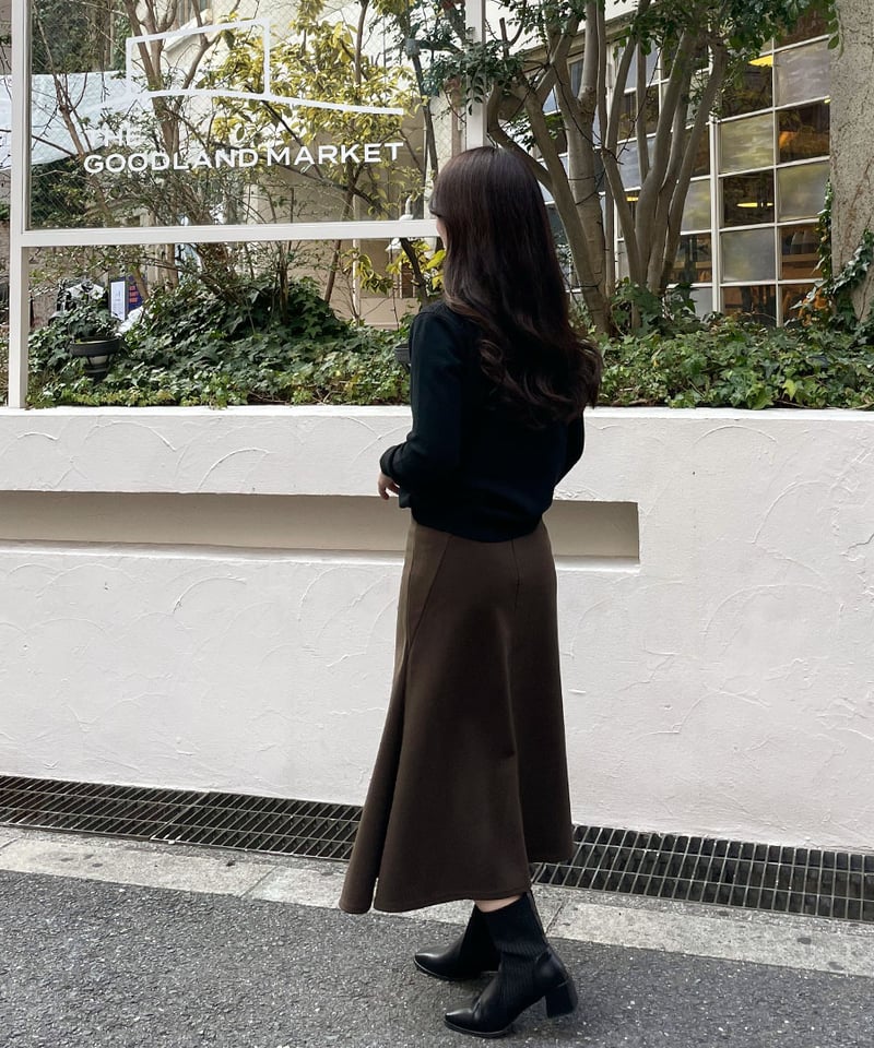 【新品】HYEON pepper mini wrap skirt / gray スカート hyeon/pepper mini wrap skirt / gray hyeon/pepper mini