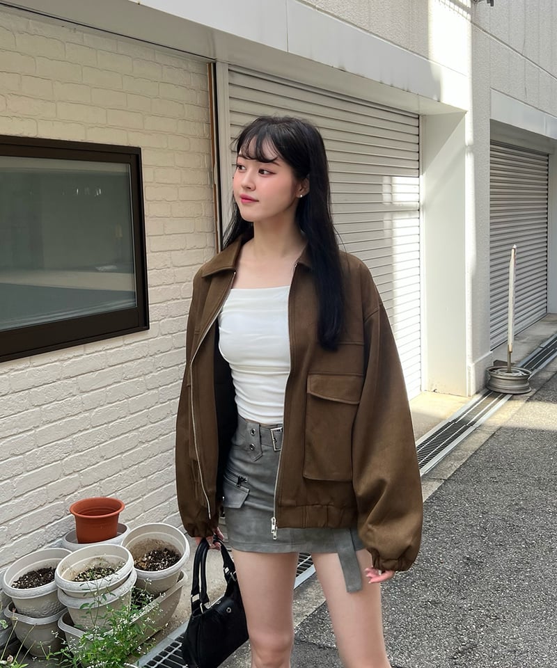 フェイクスエードジャケット | 韓国ファッション 高速ターミナル