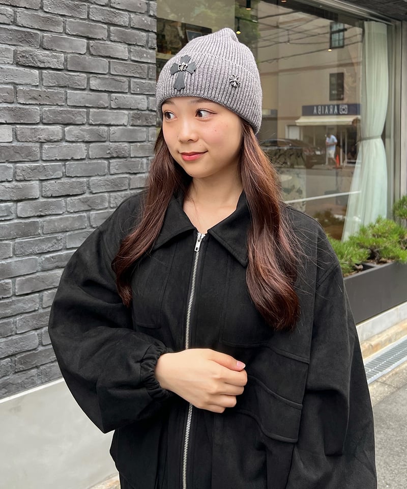 クロスモチーフビーニー | 韓国ファッション 高速ターミナル