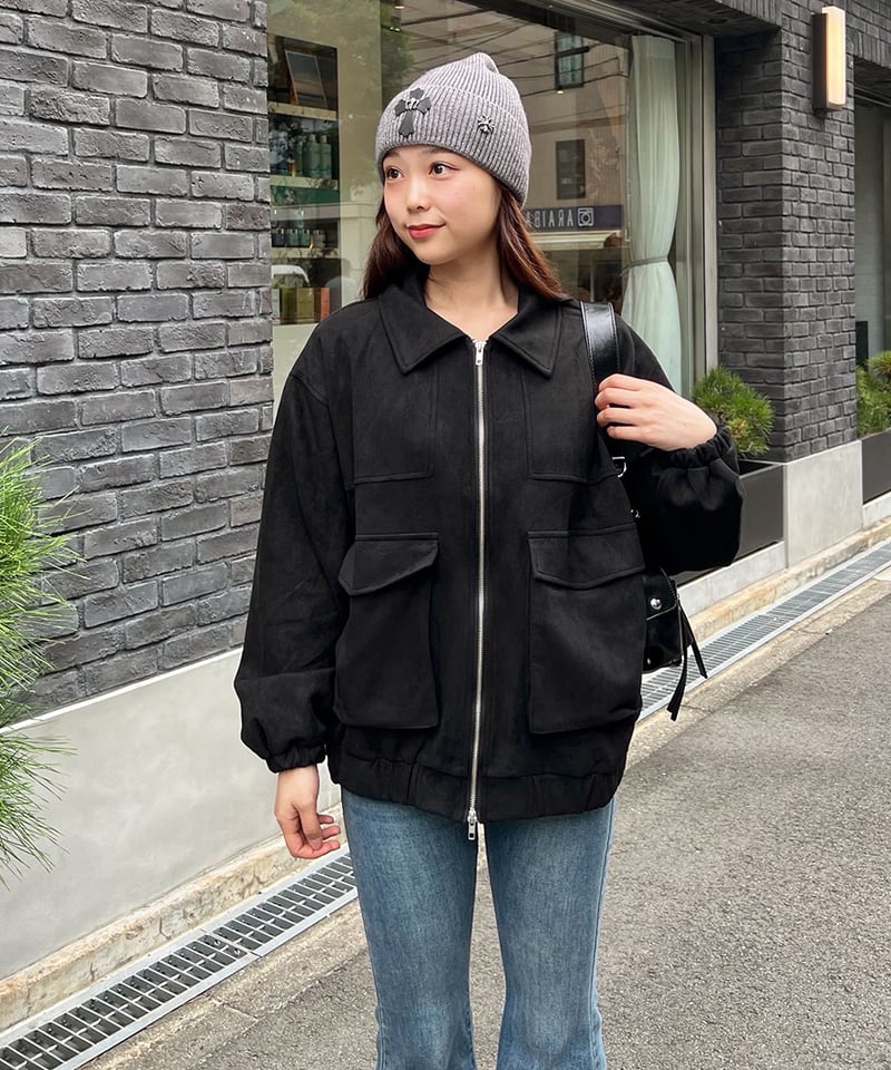 フェイクスエードジャケット ヤックパック（YAK PAK）（メンズ）フェイクスエード トラック