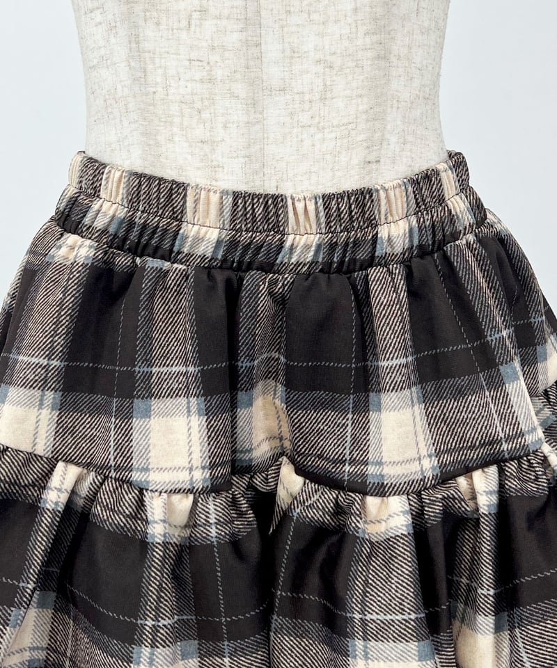 チェックフリルミニスカート | 韓国ファッション 高速ターミナル