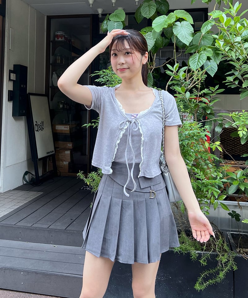 シールームリーン　カーディガン・リボンキャミ 再入荷*リボンキャミソール&カーディガンSET | レディース