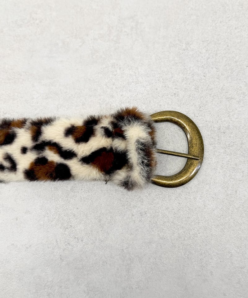 雑誌掲載】レオパードファーベルト | 韓国ファッション 高速ターミナル