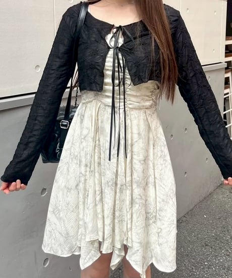 タイダイ柄キャミソールワンピース