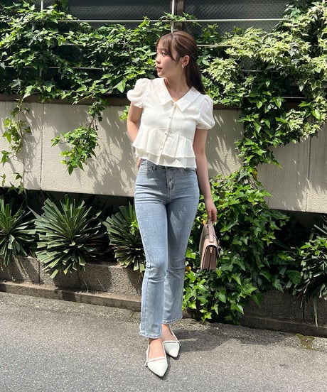 パフスリーブブラウス