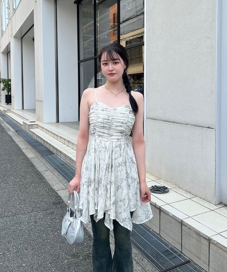 タイダイ柄キャミソールワンピース